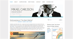 Desktop Screenshot of mikaelcarlsson.com